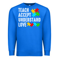 True Royal Teach Accept Understand Love Premium Sweatshirt - CowhideDigitalArt