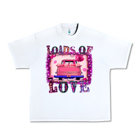 White Loads Of Love Urban Heavy Tee - Bettercallsaul