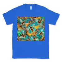 True Royal honeycomb and bees with leopard Classic Tee - Artiststas