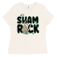 Bone sham rock Ladies Tee - MaliasSmallBusiness