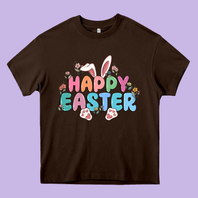 Happy Easter Heavy Core Tee Designed By Maliassmallbusiness