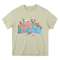 Mossy happy easter Heavy Core Tee - MaliasSmallBusiness