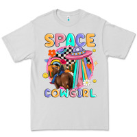 Dove Grey space cowgirl Premium Tee - MaliasSmallBusiness
