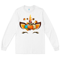 White Unicorn Fall Long Sleeve Tee - texasbilliewilder