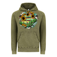 Vintage Olive Aguascalientes State Of Mexico Map Vintage Hoodie - RanaPortraitStore