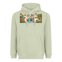 Matcha blessed nurse libbey glass Heavyweight Hoodie - BundleAndBundleShop