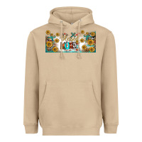 Mushroom blessed nurse libbey glass Heavyweight Hoodie - BundleAndBundleShop