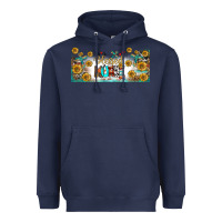 Navy blessed nurse libbey glass Heavyweight Hoodie - BundleAndBundleShop