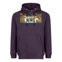 Plum blessed nurse libbey glass Heavyweight Hoodie - BundleAndBundleShop
