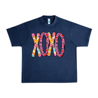 Navy Valentine Xoxo Urban Heavy Tee - Bettercallsaul