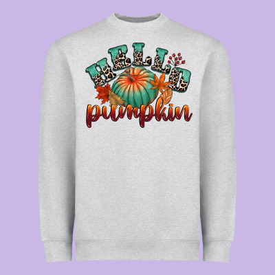 Hello Pumpkin Heavyweight Sweatshirt Designed By Cowgirlartshop