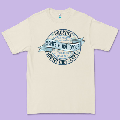 Frostys Snowflake Cafe Premium Tee Designed By Maliassmallbusiness