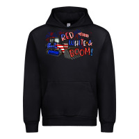 Black red white and boom Urban Hoodie - Artiststas