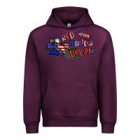 Mauve Wine red white and boom Urban Hoodie - Artiststas