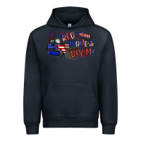 Navy red white and boom Urban Hoodie - Artiststas