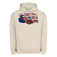 Pigment French Oak red white and boom Urban Hoodie - Artiststas