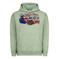Red White And Boom Urban Hoodie | Teevron