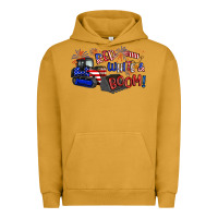 Pigment Peanut Butter red white and boom Urban Hoodie - Artiststas