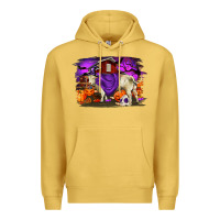 Antique Gold Charolais Bull Halloween Premium Hoodie - RanaPortraitStore