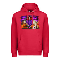 Cardinal Charolais Bull Halloween Premium Hoodie - RanaPortraitStore