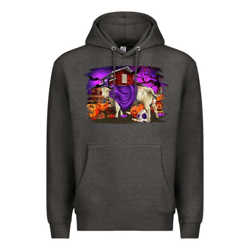 Charolais Bull Halloween Premium Hoodie by RanaPortraitStore | Teevron