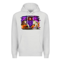 Dove Grey Charolais Bull Halloween Premium Hoodie - RanaPortraitStore