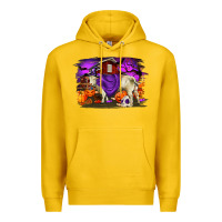 Lemon Charolais Bull Halloween Premium Hoodie - RanaPortraitStore