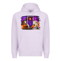 Lilac Charolais Bull Halloween Premium Hoodie - RanaPortraitStore