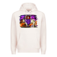 Pale Pink Charolais Bull Halloween Premium Hoodie - RanaPortraitStore