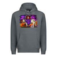 Rock Charolais Bull Halloween Premium Hoodie - RanaPortraitStore