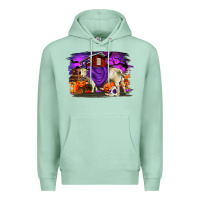 Seafoam Charolais Bull Halloween Premium Hoodie - RanaPortraitStore