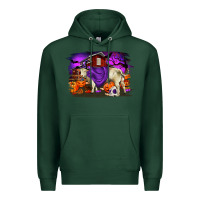 Sports Green Charolais Bull Halloween Premium Hoodie - RanaPortraitStore