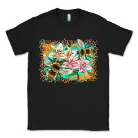 Black bees and lilies with leopard Classic Tee - Artiststas
