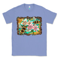 Colony Blue bees and lilies with leopard Classic Tee - Artiststas