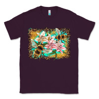 Plum bees and lilies with leopard Classic Tee - Artiststas