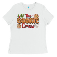 White the cookie crew Ladies Tee - MaliasSmallBusiness
