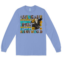 Colony Blue Living Life Somewhere Between Jesus Long Sleeve Tee - texasbilliewilder