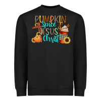 Black pumpkin spice and jesus christ Heavyweight Sweatshirt - CowGirlArtShop