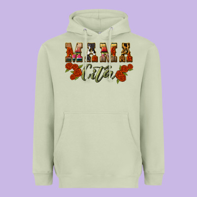 Mama Cita Heavyweight Hoodie Designed By Bundleandbundleshop
