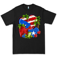 Puerto Rico Hearts Premium Tee | Teevron