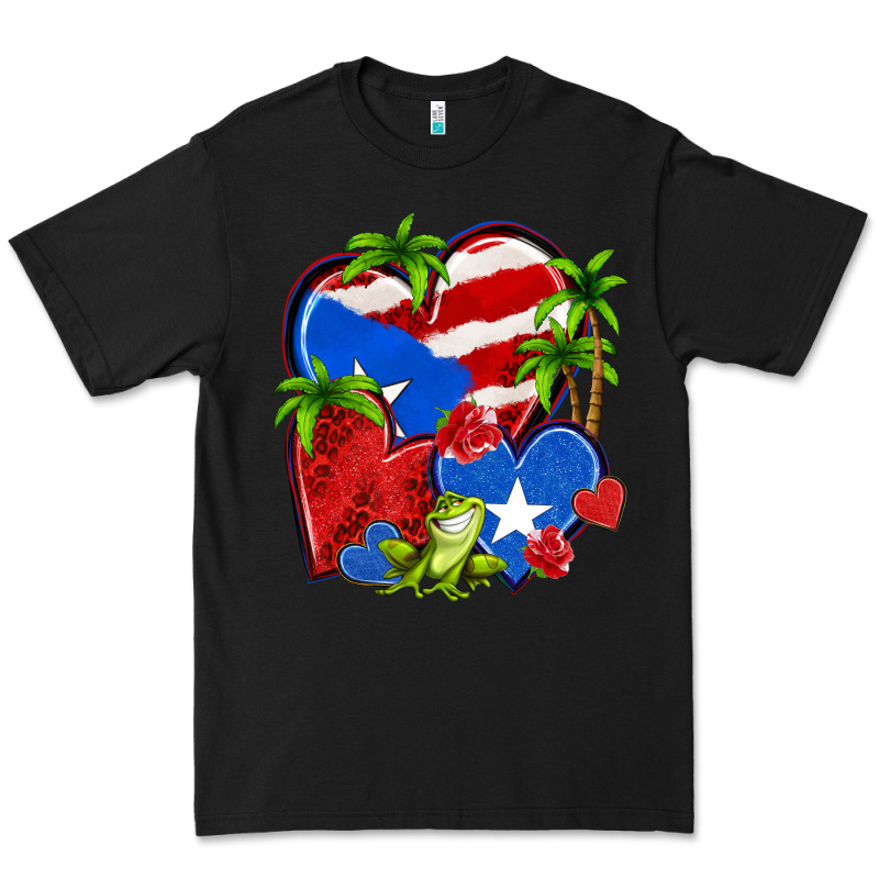 Puerto Rico Hearts Premium Tee by NancyCooperArtShop | Teevron