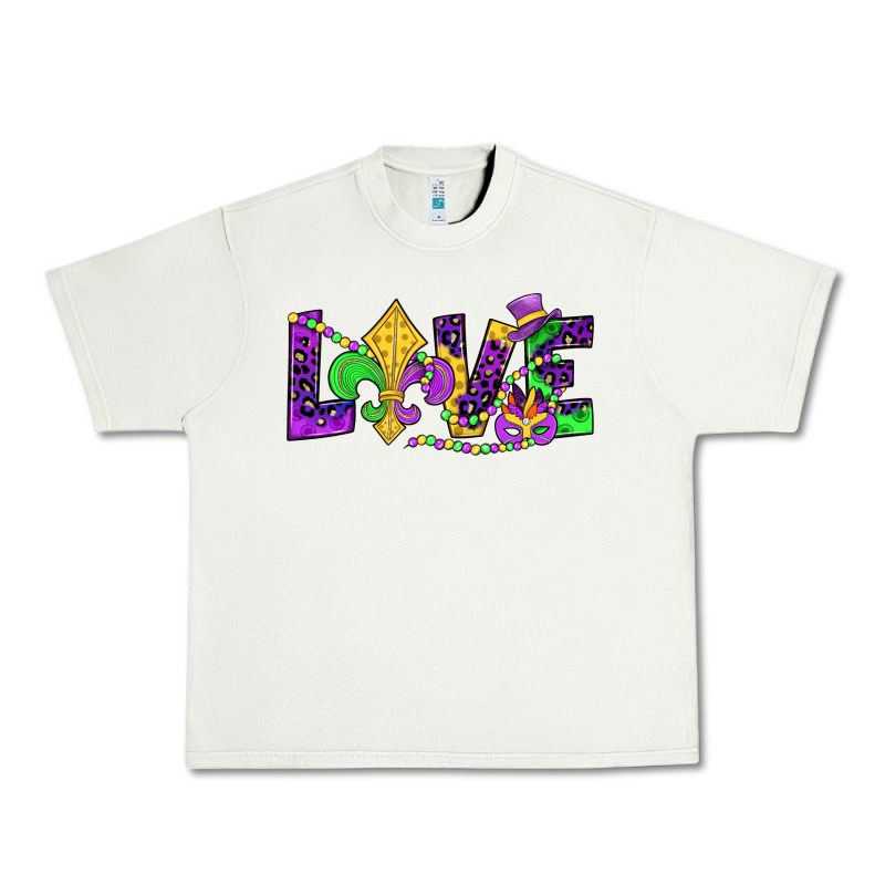 Mardi Gras Love Urban Heavy Tee by JahusDesignShop | Teevron