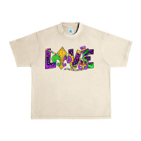 Sandshell mardi gras love Urban Heavy Tee - JahusDesignShop