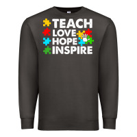 Smoke Teach Love Hope Inspire Premium Sweatshirt - CowhideDigitalArt