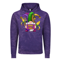 Cloud Purple mardi gras gnomes fleur de lis Vintage Hoodie - RanaPortraitStore