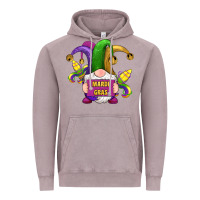 Vintage Zinc mardi gras gnomes fleur de lis Vintage Hoodie - RanaPortraitStore