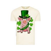 Vintage Arctic st. patrick's day lucky baby pig Vintage Tee - RanaPortraitStore