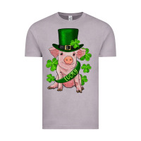 Vintage Zinc st. patrick's day lucky baby pig Vintage Tee - RanaPortraitStore