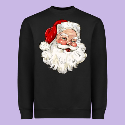 Santa Claus Heavyweight Sweatshirt Designed By Cowgirlartshop