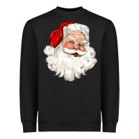 Black santa claus Heavyweight Sweatshirt - CowGirlArtShop